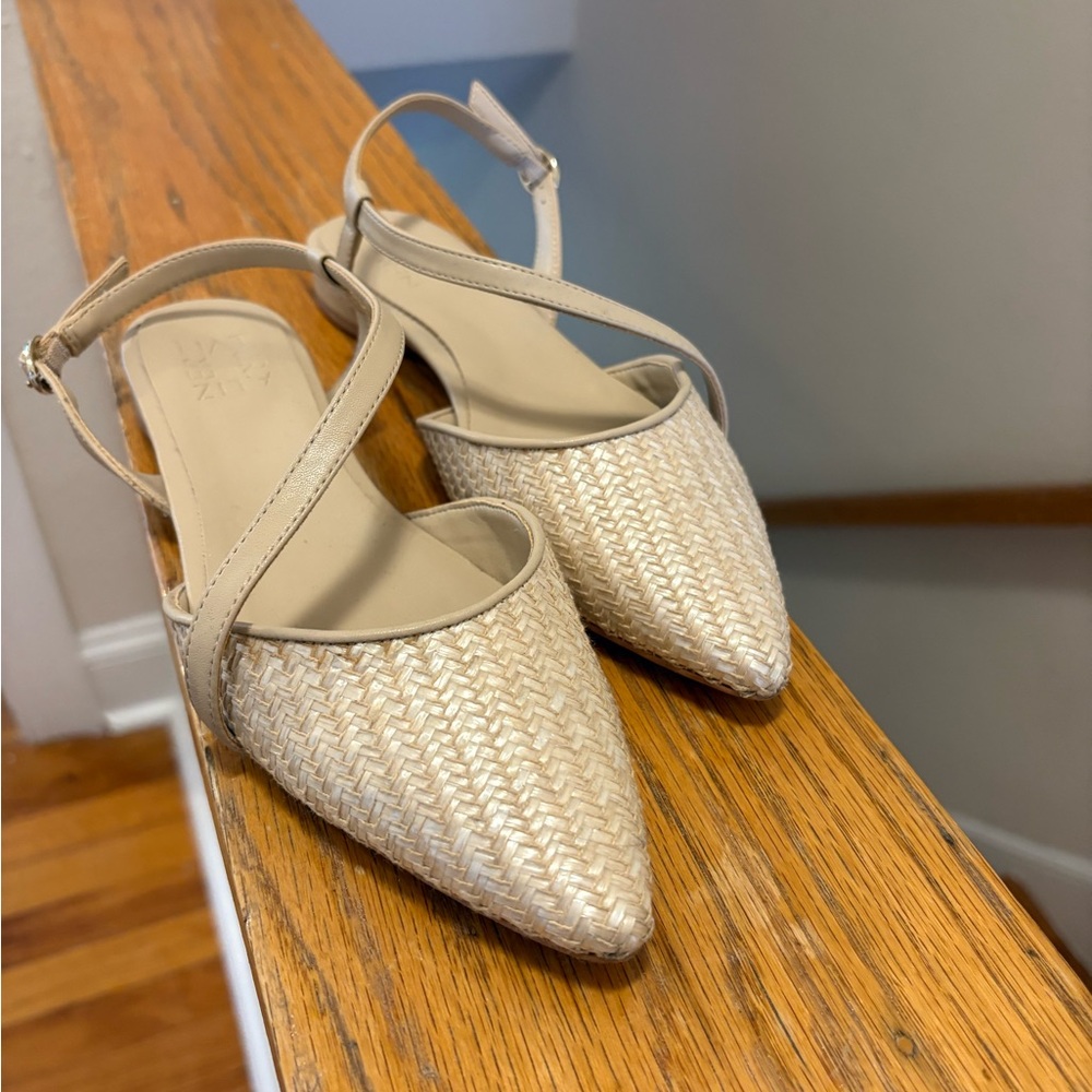 Naturalizer Cream Slingback Flats